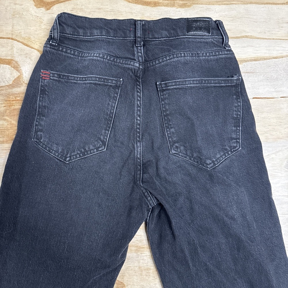 BDG URBAN‎ OUTFITTERS BLACK STRETCH COWBOY STRAIGHT LEG HIGH RISE JEANS SZ 27 - Picture 7 of 8